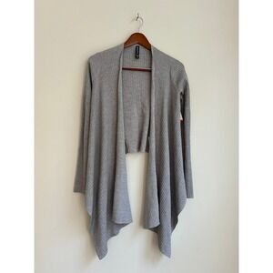 Athleta Grey Solstice Wrap Waterfall Cardigan Sweater XS Thermolite